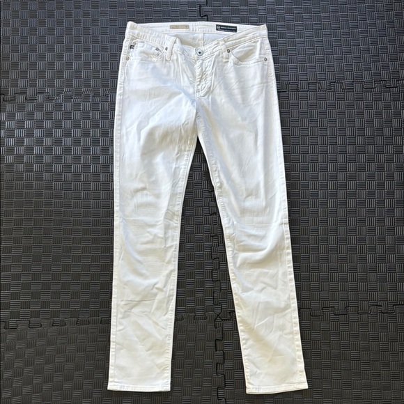 Ag Adriano Goldschmied White Slim Jeans - Picture 1 of 8